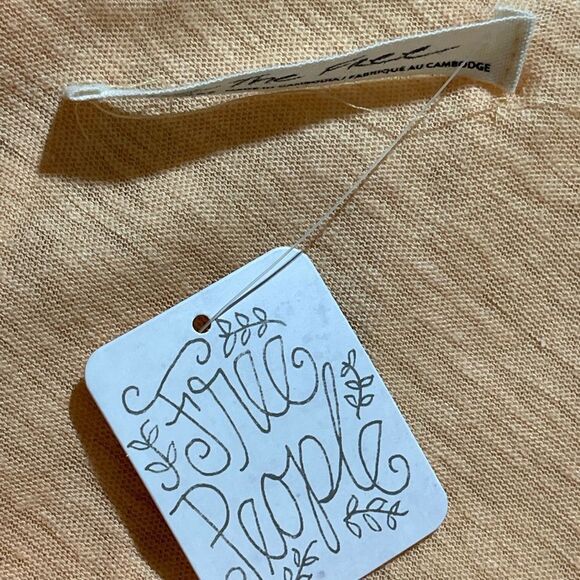 We the free Peach Tiered Short Sleeve Top - Picture 3 of 7